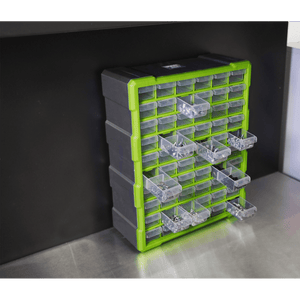 Sealey APDC60HV Cabinet Box 60 Drawer - Green/Black - APDC60HV - Sealey Tools UK - Trade Counter Direct