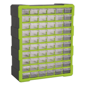 Sealey APDC60HV Cabinet Box 60 Drawer - Green/Black - APDC60HV - Sealey Tools UK - Trade Counter Direct