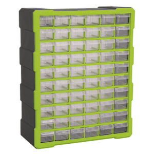 Sealey APDC60HV Cabinet Box 60 Drawer - Green/Black - APDC60HV - Sealey Tools UK - Trade Counter Direct