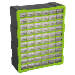 Sealey APDC60HV Cabinet Box 60 Drawer - Green/Black - APDC60HV - Sealey Tools UK - Trade Counter Direct
