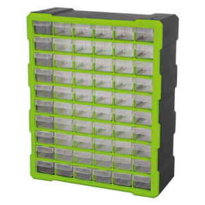 Sealey APDC60HV Cabinet Box 60 Drawer - Green/Black - APDC60HV - Sealey Tools UK - Trade Counter Direct