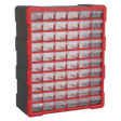 Sealey APDC60R Cabinet Box 60 Drawer - Red/Black - APDC60R - Sealey Tools UK - Trade Counter Direct
