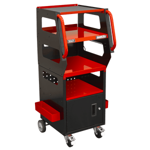 Sealey APDT435R Superline PRO® Diagnostics Trolley 4-Level - APDT435R - Sealey Tools UK - Trade Counter Direct