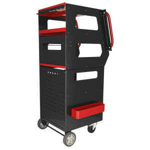 Sealey APDT435R Superline PRO® Diagnostics Trolley 4-Level - APDT435R - Sealey Tools UK - Trade Counter Direct