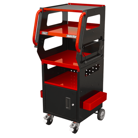 Sealey APDT435R Superline PRO® Diagnostics Trolley 4-Level - APDT435R - Sealey Tools UK - Trade Counter Direct