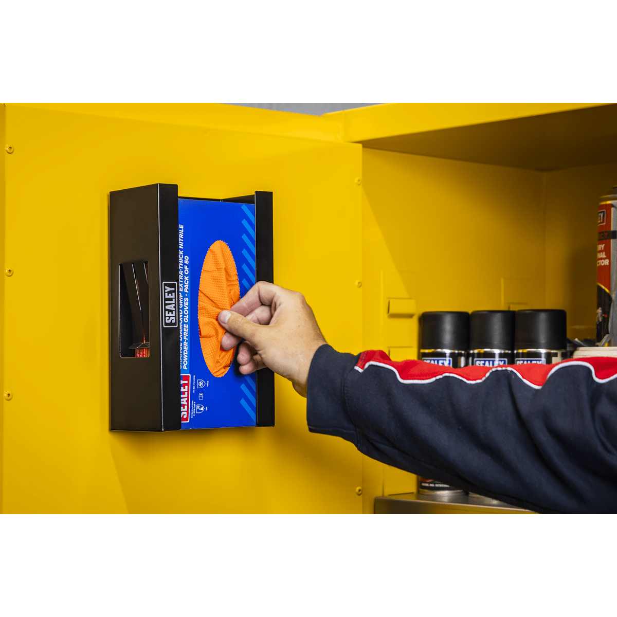 Sealey APGDB Magnetic Glove Dispenser - Black - APGDB - Sealey Tools UK - Trade Counter Direct