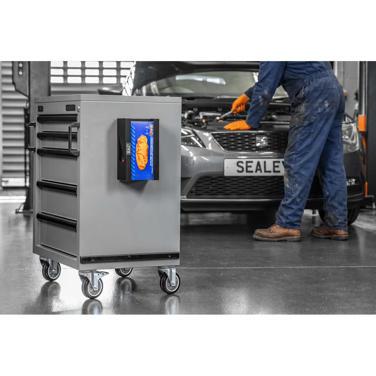 Sealey APGDB Magnetic Glove Dispenser - Black - APGDB - Sealey Tools UK - Trade Counter Direct