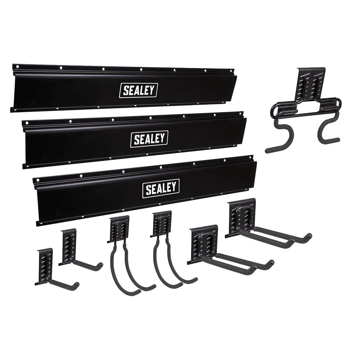 Sealey APHKIT2 Multipurpose Storage Hook Kit 10pc - APHKIT2 - Sealey Tools UK - Trade Counter Direct