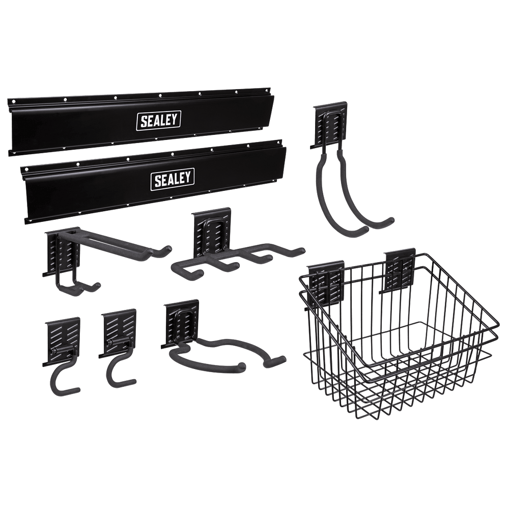 Sealey APHKIT3 9pc Ultimate Multipurpose Storage Hook Kit - APHKIT3 - Sealey Tools UK - Trade Counter Direct