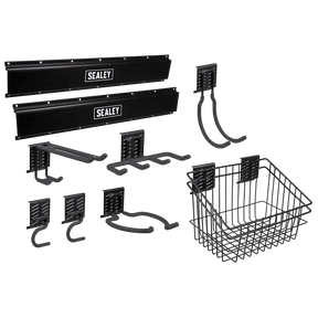 Sealey APHKIT3 9pc Ultimate Multipurpose Storage Hook Kit - APHKIT3 - Sealey Tools UK - Trade Counter Direct