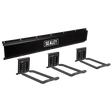 Sealey APHKIT7 Wall Mounting Storage Rail with 3 Closed End Hooks - APHKIT7 - Sealey Tools UK - Trade Counter Direct