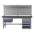 Sealey API1500COMB02 1.5m Complete Industrial Workstation & Cabinet Combo - API1500COMB02 - Sealey Tools UK - Trade Counter Direct