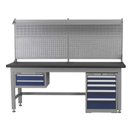 Sealey API1800COMB02 Premier Industrial™ Complete Workstation & Cabinet Combo 1.8m - API1800COMB02 - Sealey Tools UK - Trade Counter Direct