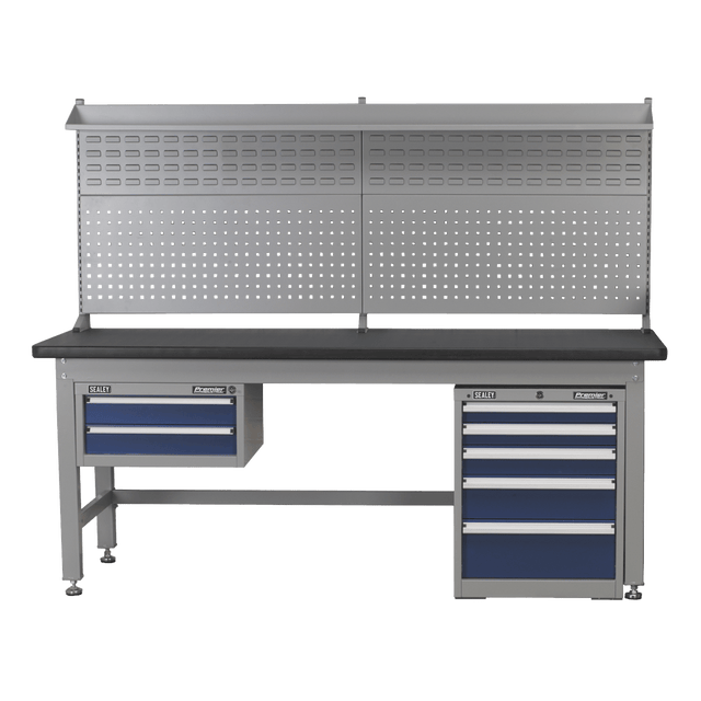 Sealey API1800COMB02 Premier Industrial™ Complete Workstation & Cabinet Combo 1.8m - API1800COMB02 - Sealey Tools UK - Trade Counter Direct