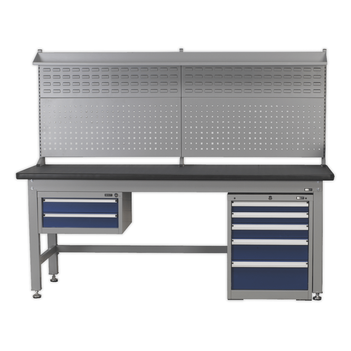 Sealey API2100COMB02 2.1m Complete Industrial Workstation & Cabinet Combo - API2100COMB02 - Sealey Tools UK - Trade Counter Direct