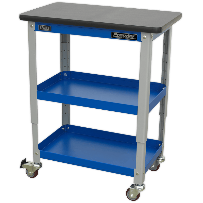 Sealey API2103 Premier Industrial™ Workshop Trolley 3-Level - API2103 - Sealey Tools UK - Trade Counter Direct