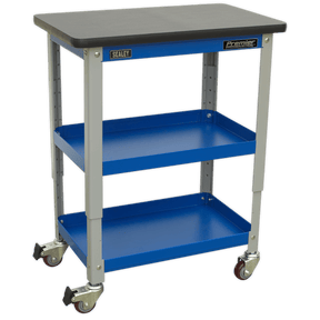 Sealey API2103 Premier Industrial™ Workshop Trolley 3-Level - API2103 - Sealey Tools UK - Trade Counter Direct