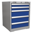 Sealey API5655A Premier Industrial™ Cabinet 5 Drawer - API5655A - Sealey Tools UK - Trade Counter Direct