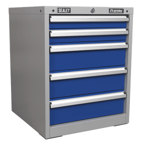 Sealey API5655A Premier Industrial™ Cabinet 5 Drawer - API5655A - Sealey Tools UK - Trade Counter Direct