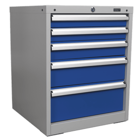 Sealey API5655B Cabinet Industrial 5 Drawer - API5655B - Sealey Tools UK - Trade Counter Direct