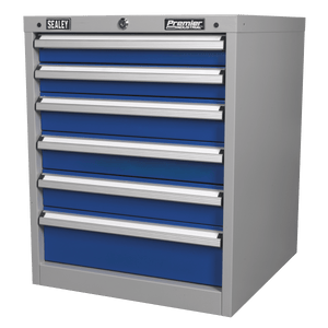 Sealey API5656 Premier Industrial™ Cabinet 6 Drawer - API5656 - Sealey Tools UK - Trade Counter Direct