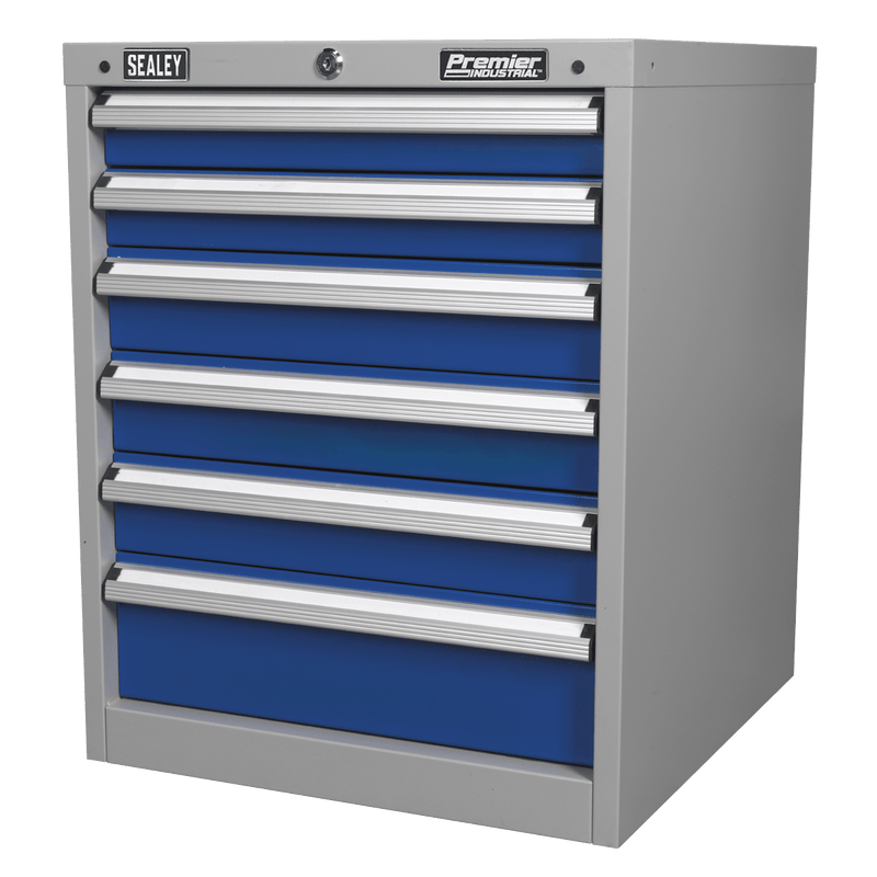 Sealey API5656 Premier Industrial™ Cabinet 6 Drawer - API5656 - Sealey Tools UK - Trade Counter Direct