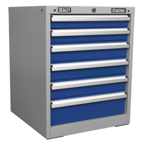 Sealey API5656 Premier Industrial™ Cabinet 6 Drawer - API5656 - Sealey Tools UK - Trade Counter Direct