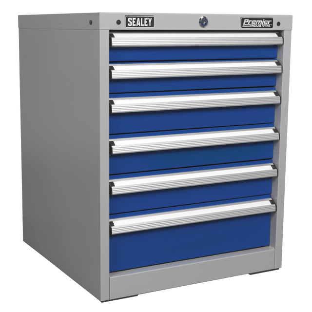 Sealey API5656 Premier Industrial™ Cabinet 6 Drawer - API5656 - Sealey Tools UK - Trade Counter Direct
