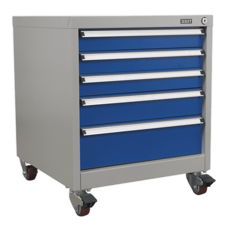 Sealey API5657B Mobile Industrial Cabinet 5 Drawer - API5657B - Sealey Tools UK - Trade Counter Direct