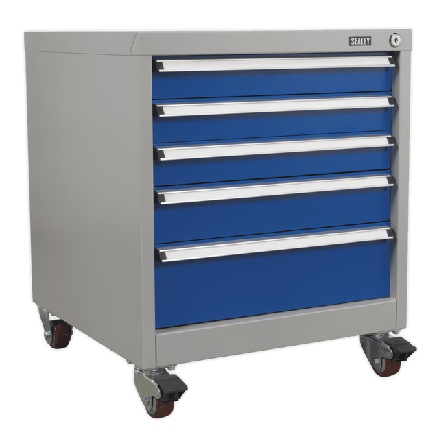 Sealey API5657B Mobile Industrial Cabinet 5 Drawer - API5657B - Sealey Tools UK - Trade Counter Direct