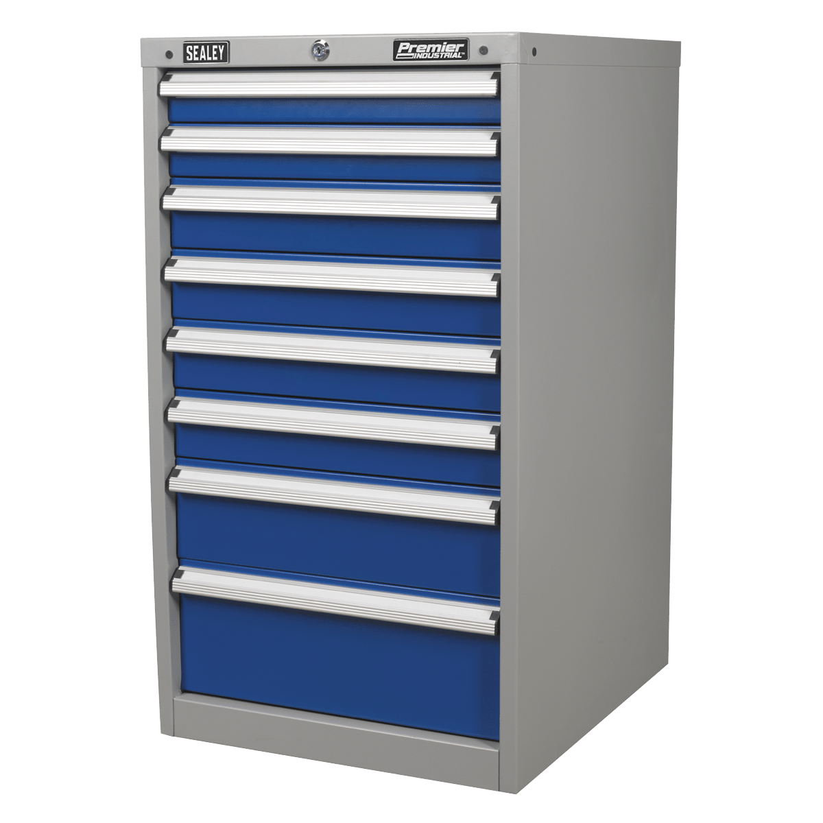 Sealey API5658 Premier Industrial™ Industrial Cabinet 8 Drawer - API5658 - Sealey Tools UK - Trade Counter Direct