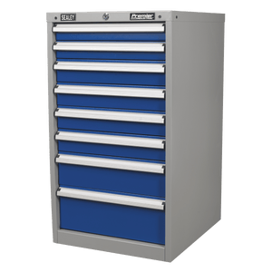 Sealey API5658 Premier Industrial™ Industrial Cabinet 8 Drawer - API5658 - Sealey Tools UK - Trade Counter Direct