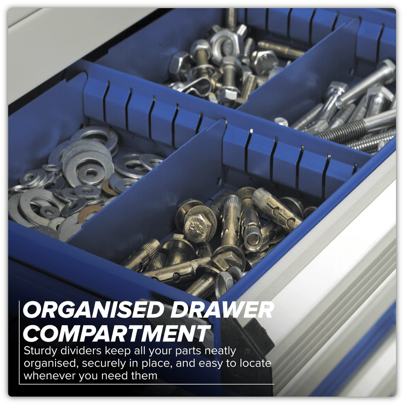 Sealey API5658 Premier Industrial™ Industrial Cabinet 8 Drawer - API5658 - Sealey Tools UK - Trade Counter Direct