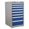 Sealey API5658 Premier Industrial™ Industrial Cabinet 8 Drawer - API5658 - Sealey Tools UK - Trade Counter Direct