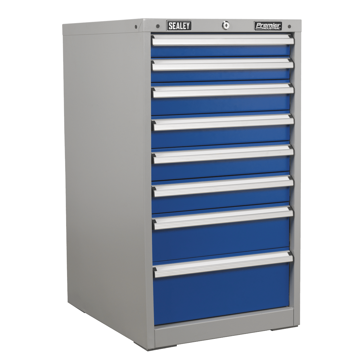 Sealey API5658 Premier Industrial™ Industrial Cabinet 8 Drawer - API5658 - Sealey Tools UK - Trade Counter Direct