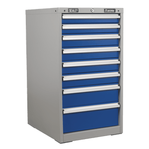 Sealey API5658 Premier Industrial™ Industrial Cabinet 8 Drawer - API5658 - Sealey Tools UK - Trade Counter Direct