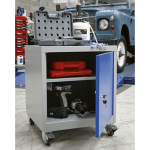 Sealey API5659 Premier Industrial™ Mobile Industrial Cabinet with 1 Shelf - API5659 - Sealey Tools UK - Trade Counter Direct