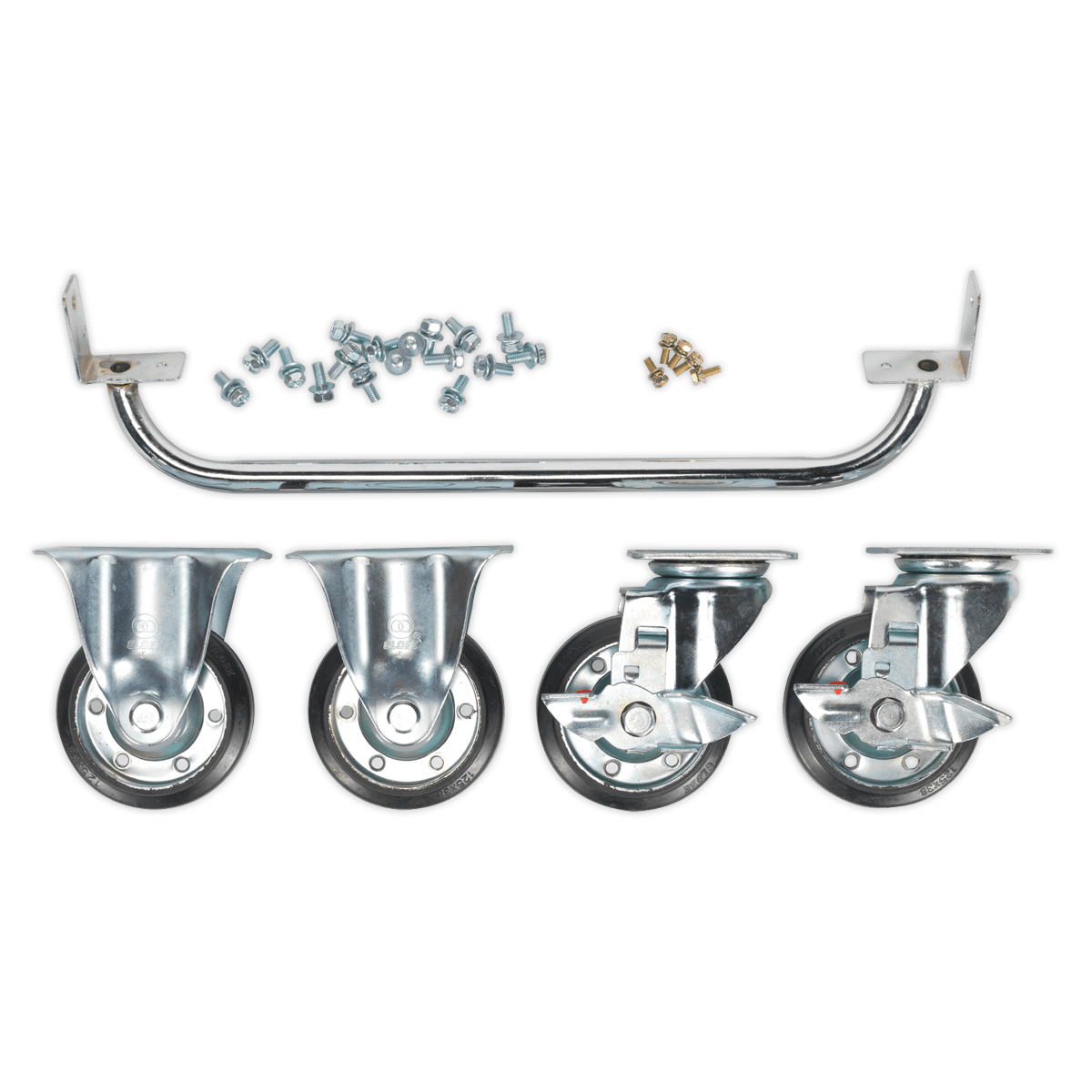 Sealey API565KIT Premier Industrial™ Handle & Wheel Kit for 565mm Cabinets - API565KIT - Sealey Tools UK - Trade Counter Direct