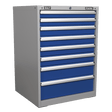 Sealey API7238 Premier Industrial™ Cabinet 8 Drawer - API7238 - Sealey Tools UK - Trade Counter Direct