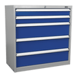 Sealey API9005 Industrial Cabinet 5 Drawer - API9005 - Sealey Tools UK - Trade Counter Direct