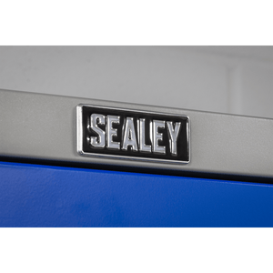 Sealey APICCOMBO5 Premier Industrial™ Cabinet with 5 Drawers & 3 Shelves 1800mm - APICCOMBO5 - Sealey Tools UK - Trade Counter Direct