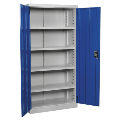 Sealey APICCOMBOF4 Industrial Cabinet 4 Shelf 1800mm - APICCOMBOF4 - Sealey Tools UK - Trade Counter Direct