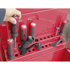 Sealey APLHT Side Cabinet for Long Handle Tools - Red - APLHT - Sealey Tools UK - Trade Counter Direct