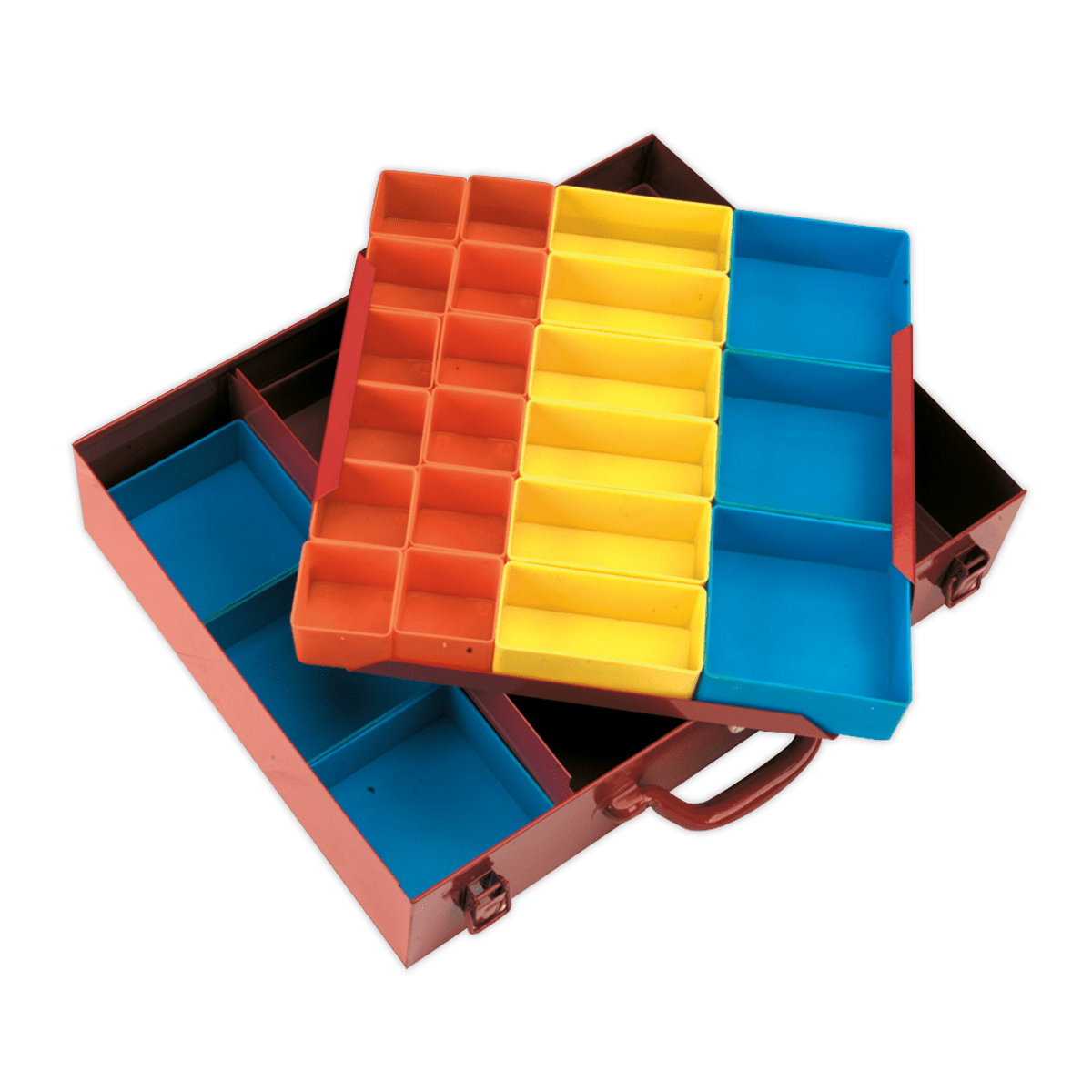 Sealey APMC27 2-Layer Metal Case with 27 Storage Bins - APMC27 - Sealey Tools UK - Trade Counter Direct