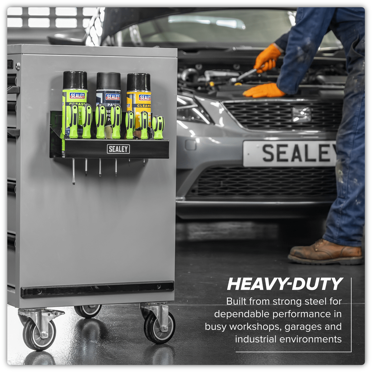 Sealey APMCH Magnetic Spray Can/Screwdriver Holder - APMCH - Sealey Tools UK - Trade Counter Direct