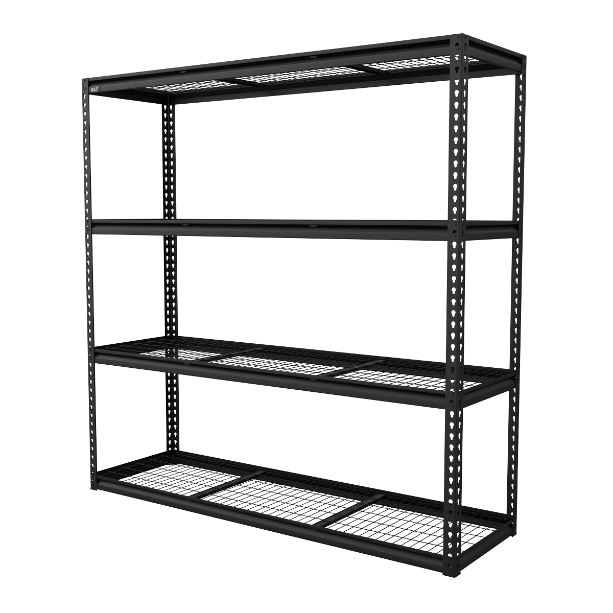 Sealey APMR1 Heavy-Duty Modular Racking Unit with 4 Mesh Shelves 300kg Capacity Per Level - APMR1 - Sealey Tools UK - Trade Counter Direct