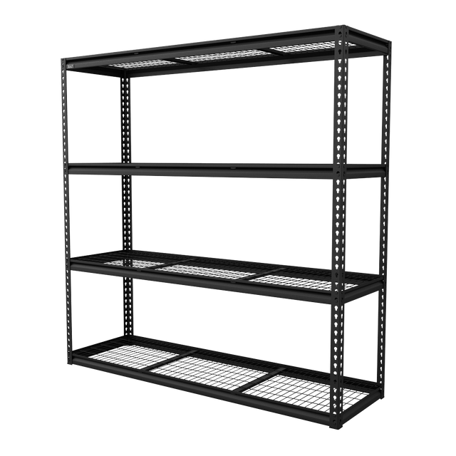 Sealey APMR1 Heavy-Duty Modular Racking Unit with 4 Mesh Shelves 300kg Capacity Per Level - APMR1 - Sealey Tools UK - Trade Counter Direct