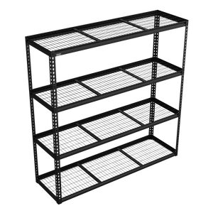 Sealey APMR1 Heavy-Duty Modular Racking Unit with 4 Mesh Shelves 300kg Capacity Per Level - APMR1 - Sealey Tools UK - Trade Counter Direct