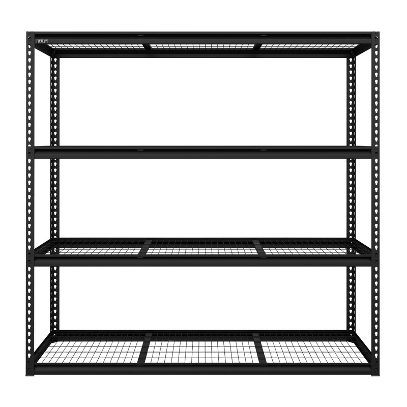 Sealey APMR1 Heavy-Duty Modular Racking Unit with 4 Mesh Shelves 300kg Capacity Per Level - APMR1 - Sealey Tools UK - Trade Counter Direct