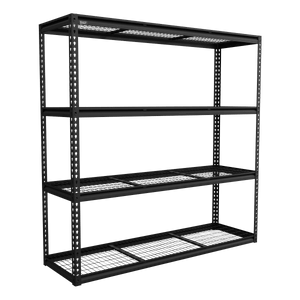 Sealey APMR1 Heavy-Duty Modular Racking Unit with 4 Mesh Shelves 300kg Capacity Per Level - APMR1 - Sealey Tools UK - Trade Counter Direct